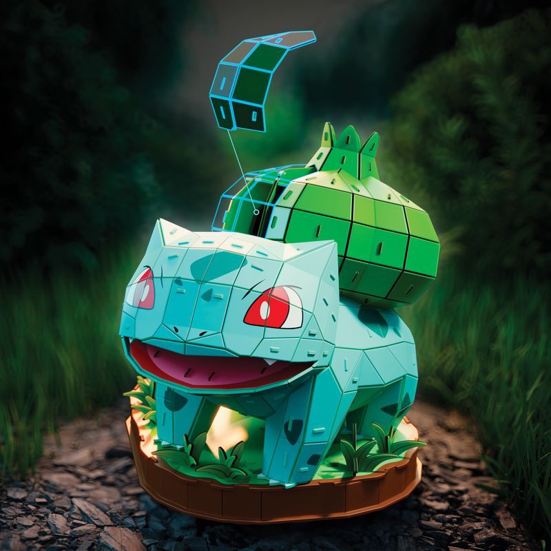 Sestavljanka Pokémon Bulbasaur 3D