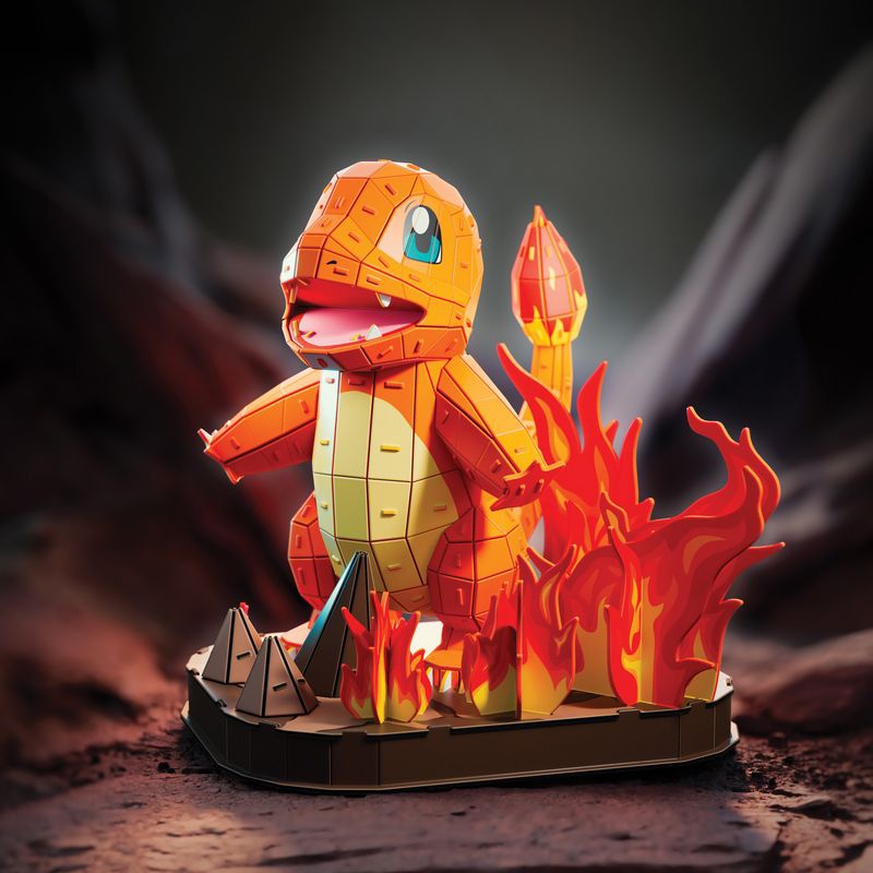 3D uganka Pokémon Charmander