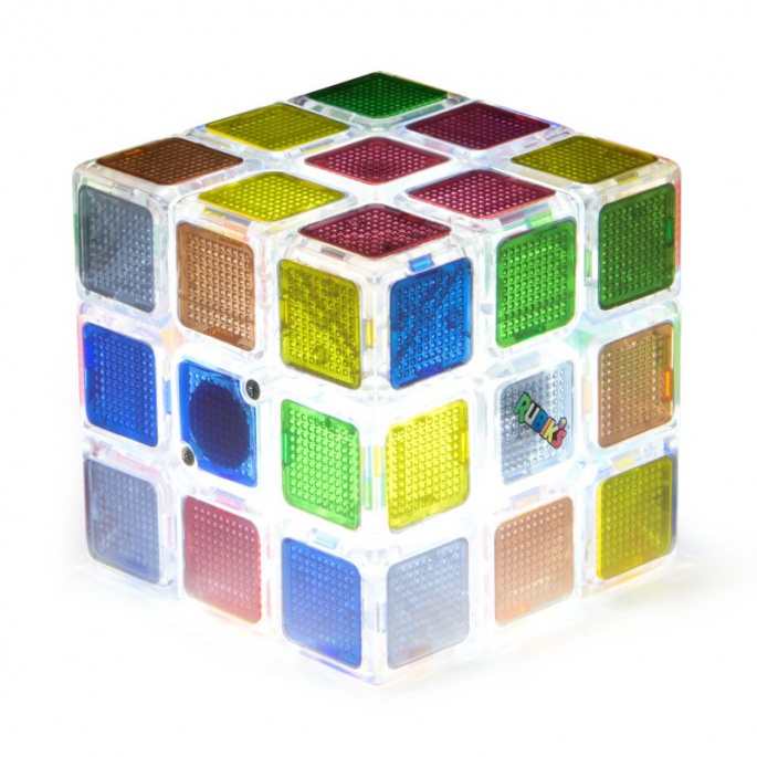 Rubikova kocka 3x3 utripa s svetlobo