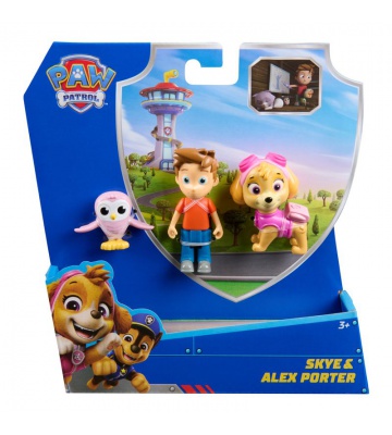 Paw Patrol figura Skye in Alex Porter
