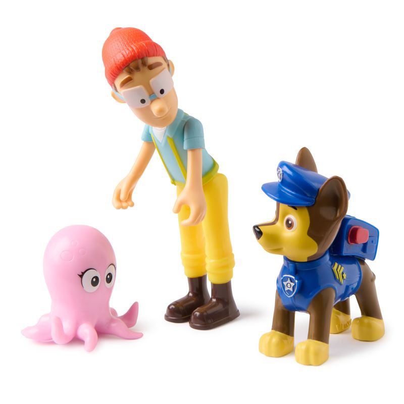 Paw Patrol figura Chase in kapitan Turbot
