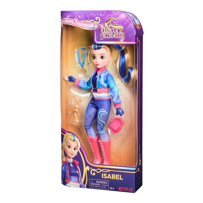 Unicorn Academy punčka Isabel s pokalom in medaljo 24 cm