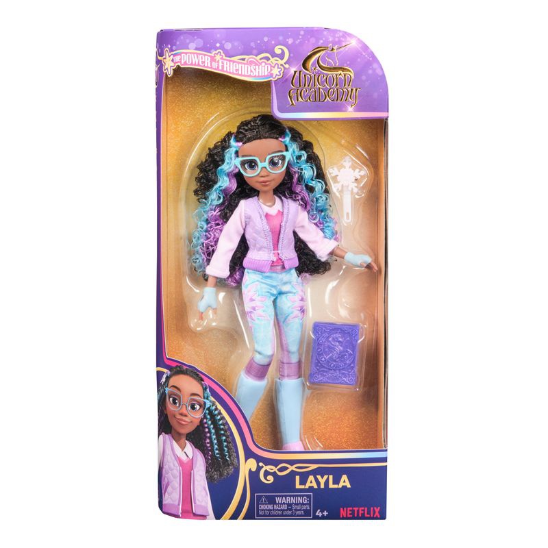 Unicorn Academy punčka Layla s knjigo 24 cm