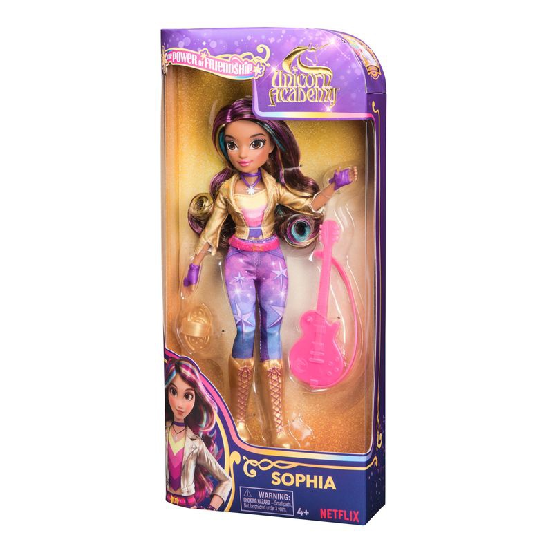 Unicorn Academy lutka Sophia s kitaro 24 cm
