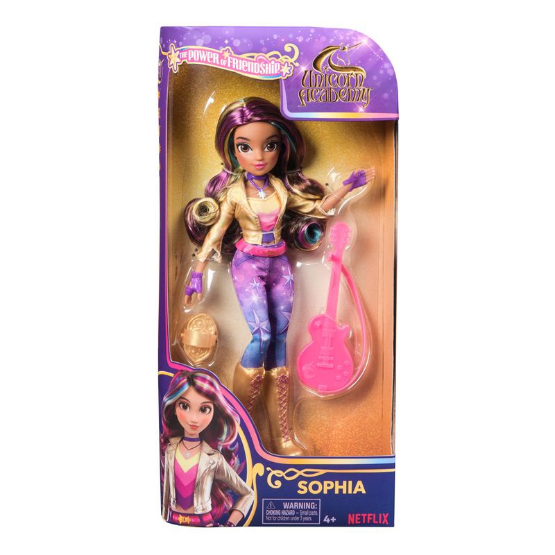 Unicorn Academy lutka Sophia s kitaro 24 cm