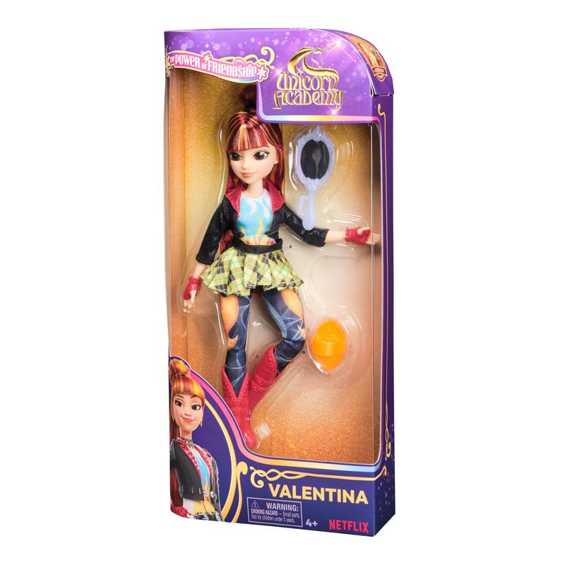 Panenka Valentina z Unicorn Academy z ogledalom, 24 cm