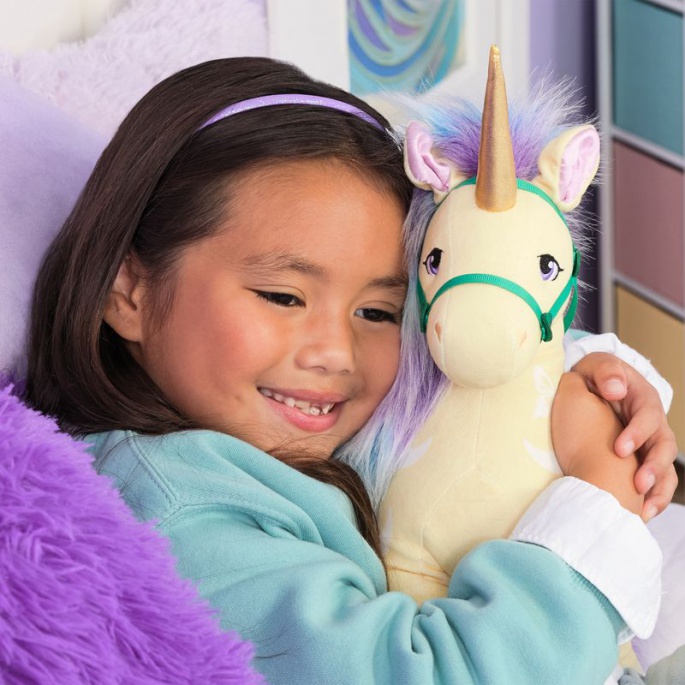 Unicorn Academy plišasti samorog Leaf 38 cm