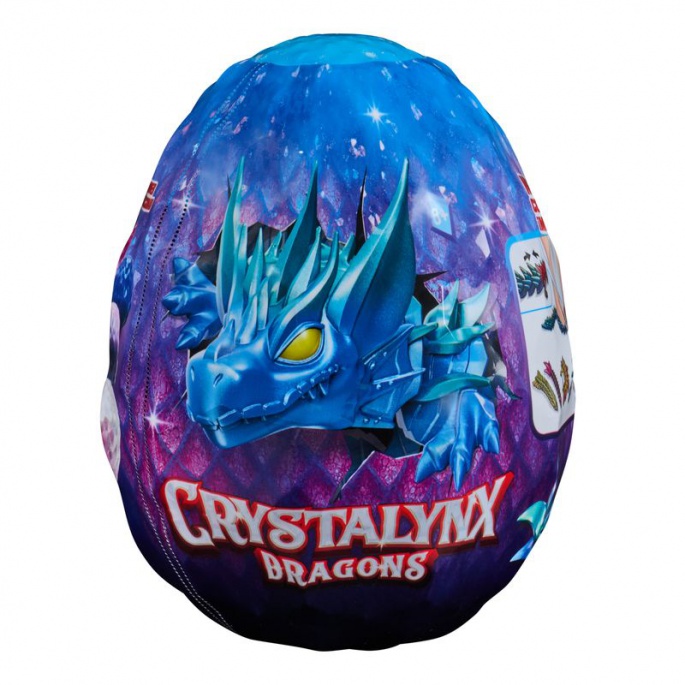 CrystaLynx Dragons upogljivi zmaji v jajcu