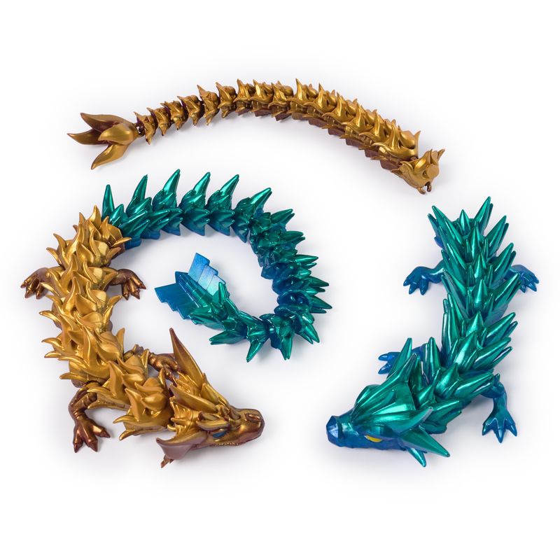 CrystaLynx Dragons upogljivi zmaji v jajcu