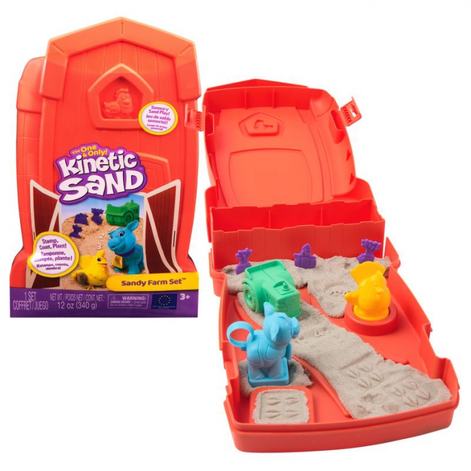 Kinetic Sand prva kmetija igralni set