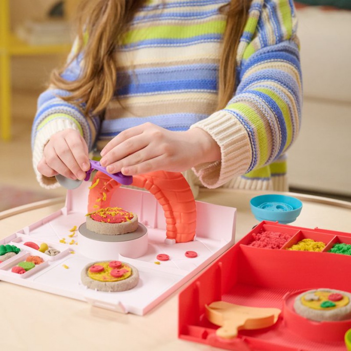 Kinetic Sand izdelava pice