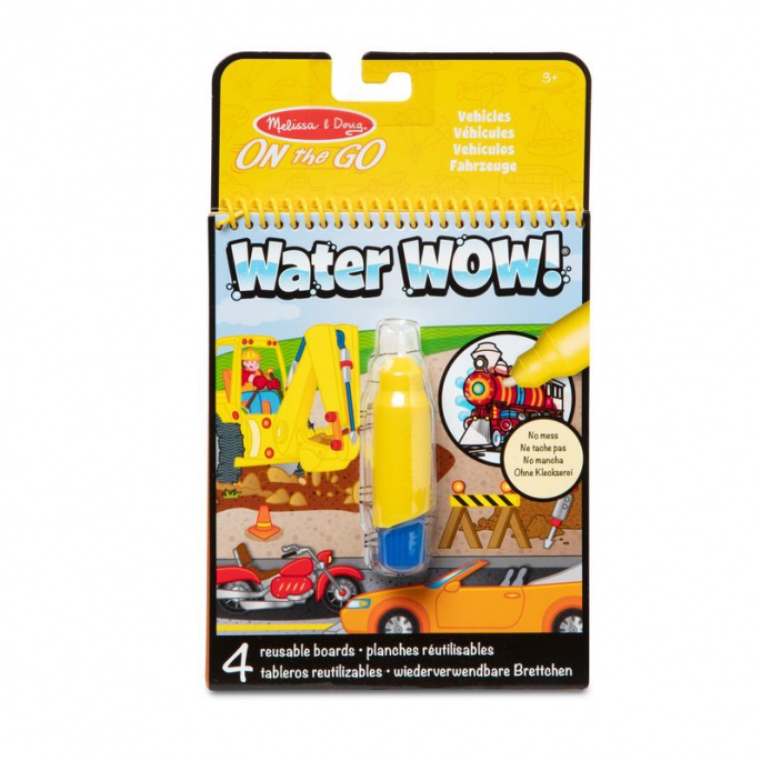Melissa & Doug Water WOW čarolija z vodo vozila