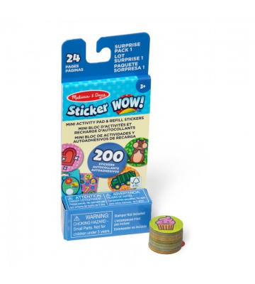 Melissa & Doug Sticker WOW polnila nalepk tubus poln presenečenj