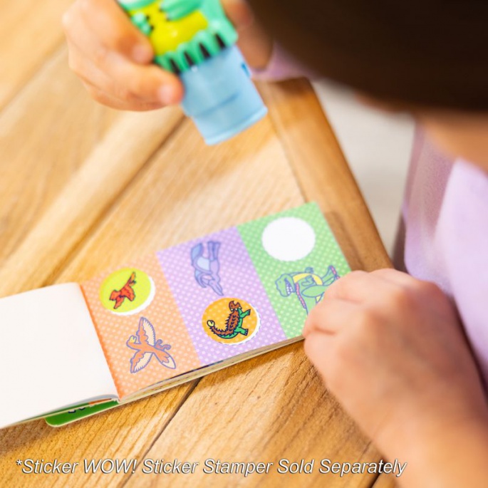 Melissa & Doug Sticker WOW polnila nalepk Dinosavri