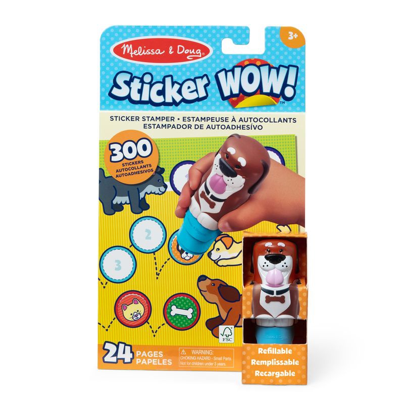 Melissa & Doug Sticker WOW nalepke psički