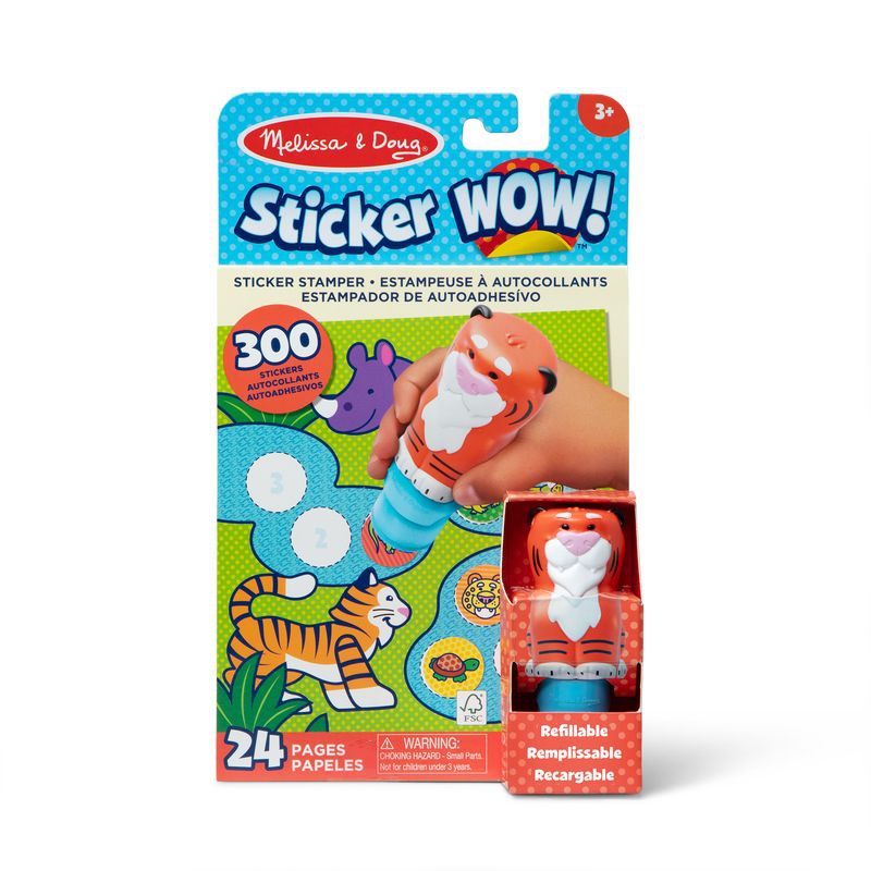 Melissa & Doug Sticker WOW nalepke tiger
