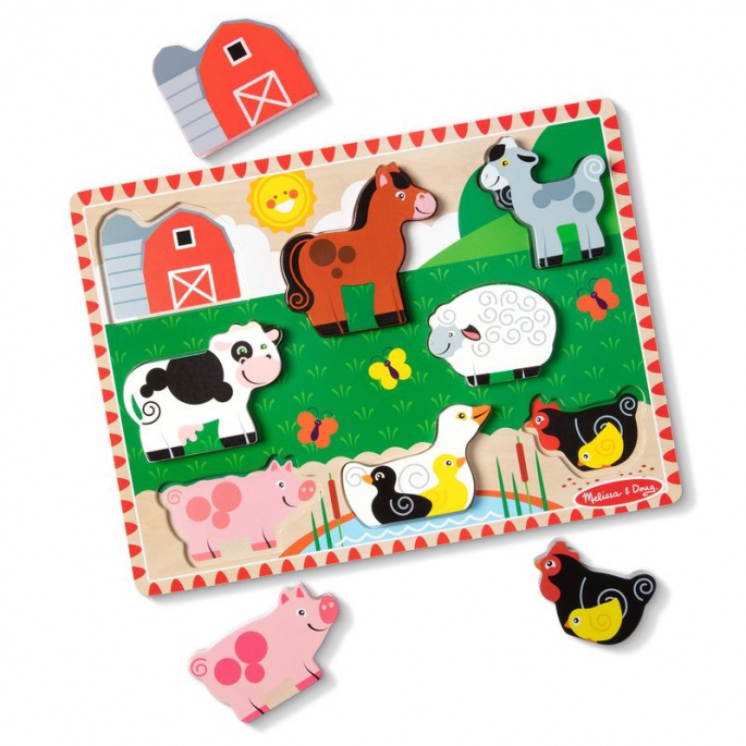 Melissa & Doug leseni mozaik kmetije
