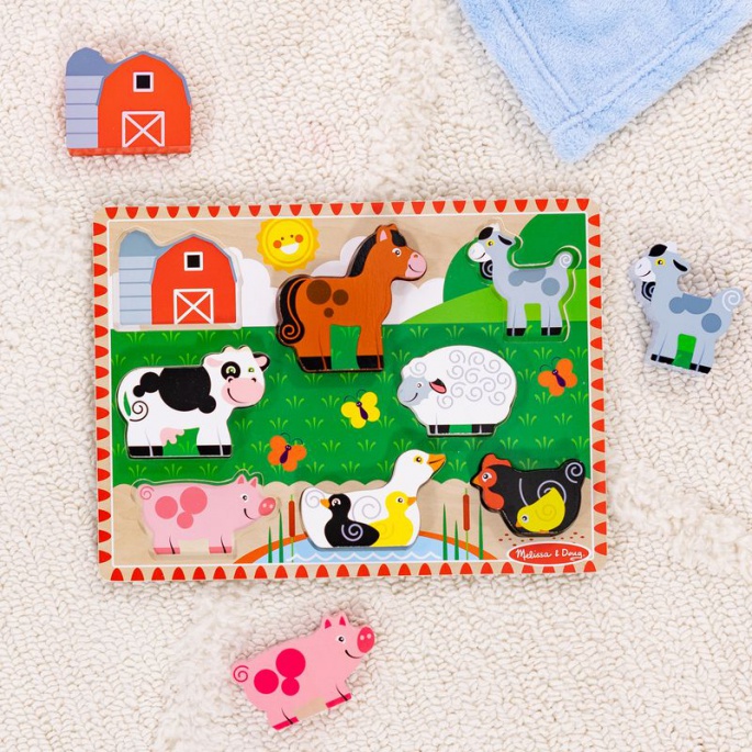 Melissa & Doug leseni mozaik kmetije