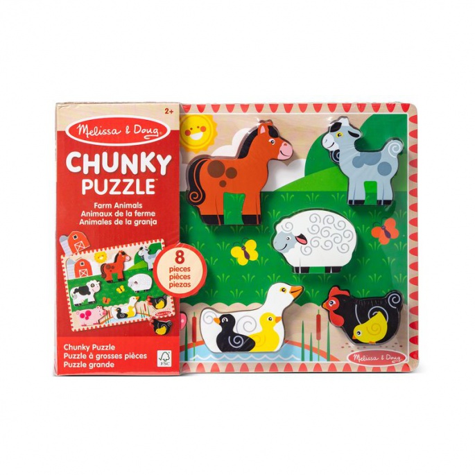Melissa & Doug leseni mozaik kmetije