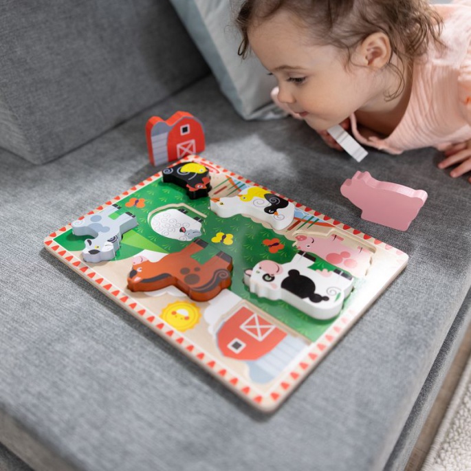 Melissa & Doug leseni mozaik kmetije