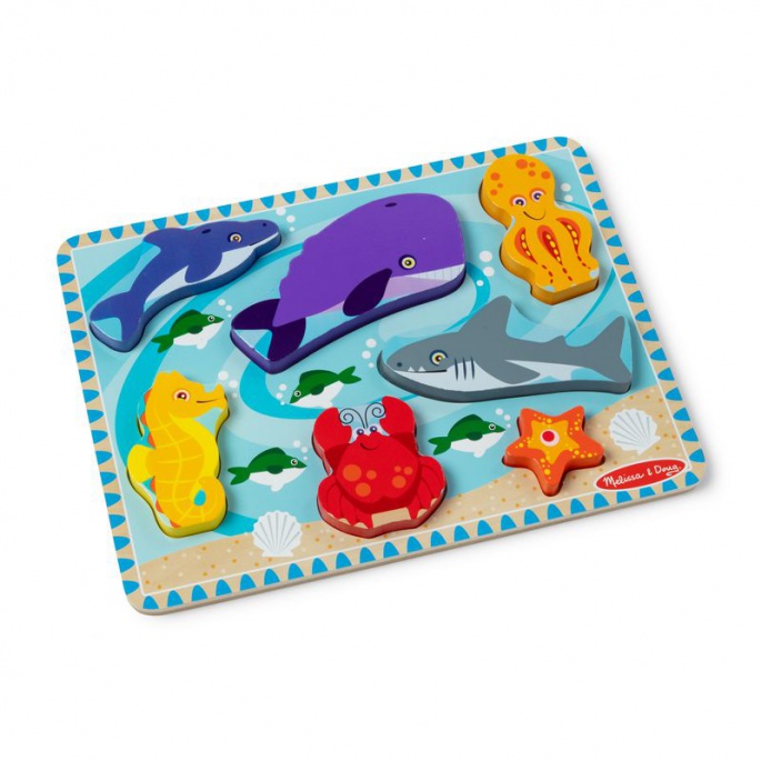 Melissa & Doug lesne živali lesena sestavljanka