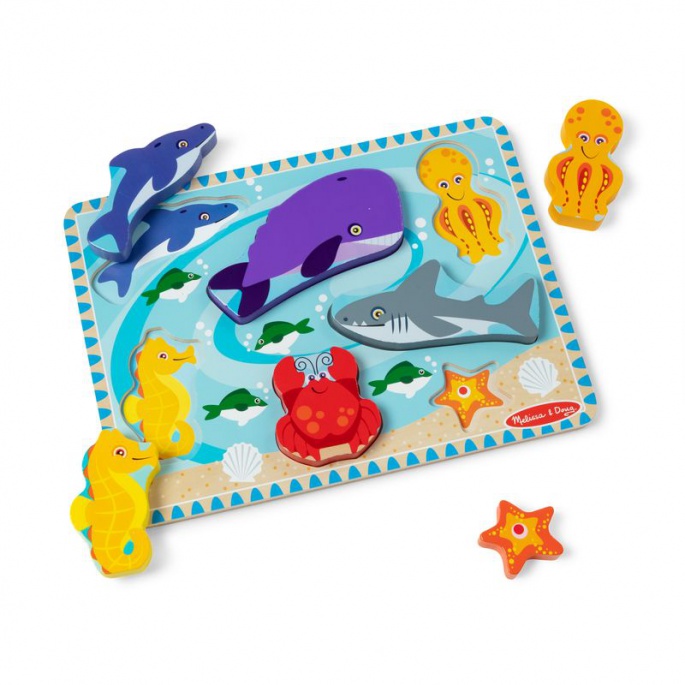 Melissa & Doug lesne živali lesena sestavljanka