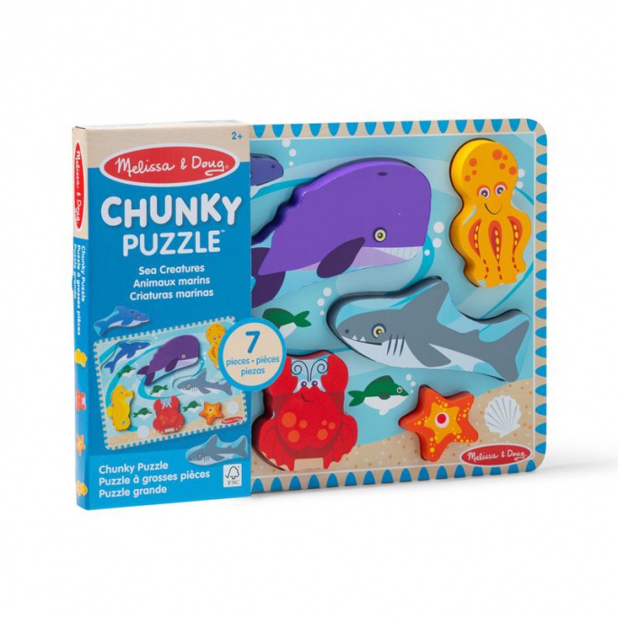 Melissa & Doug lesne živali lesena sestavljanka