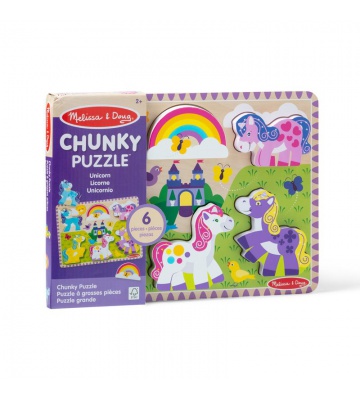 Melissa & Doug lesena sestavljanka samorogi