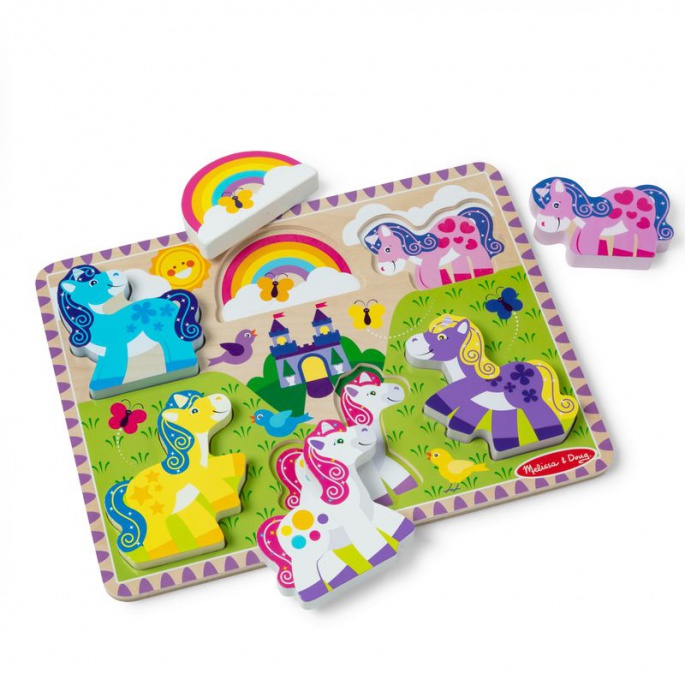 Melissa & Doug lesena sestavljanka samorogi