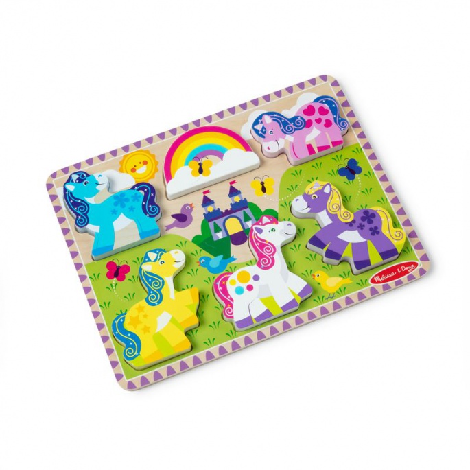 Melissa & Doug lesena sestavljanka samorogi