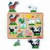 Melissa & Doug lesena sestavljanka z zvočnimi efekti živali na kmetiji