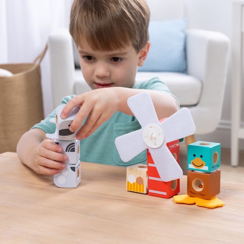 Melissa & Doug Blockables gradbeni set farma