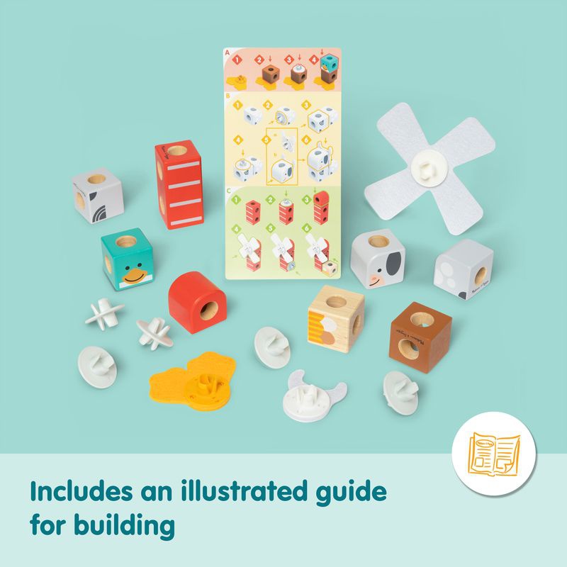 Melissa & Doug Blockables gradbeni set farma