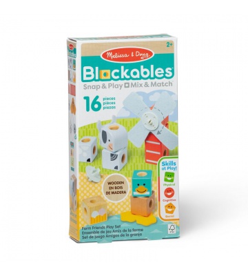 Melissa & Doug Blockables gradbeni set farma