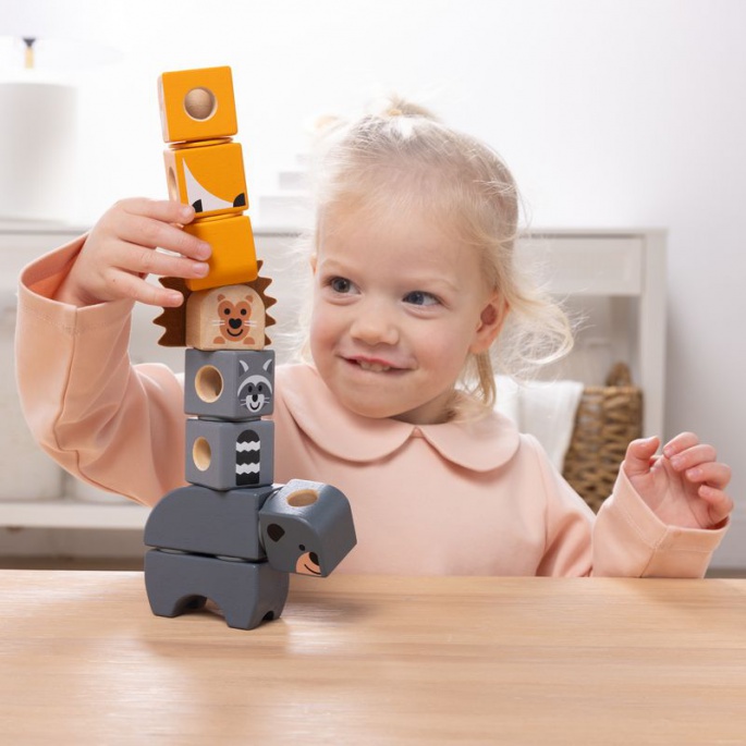 Melissa & Doug Blockables gradbeni set divjad