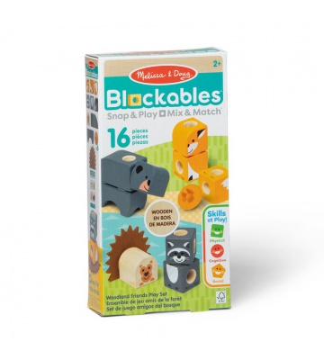 Melissa & Doug Blockables gradbeni set divjad