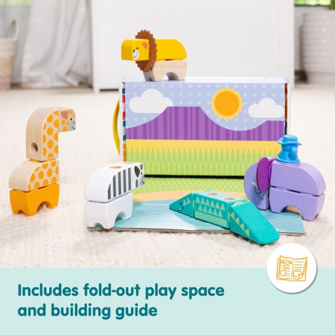 Melissa & Doug Blockables safari igralni komplet