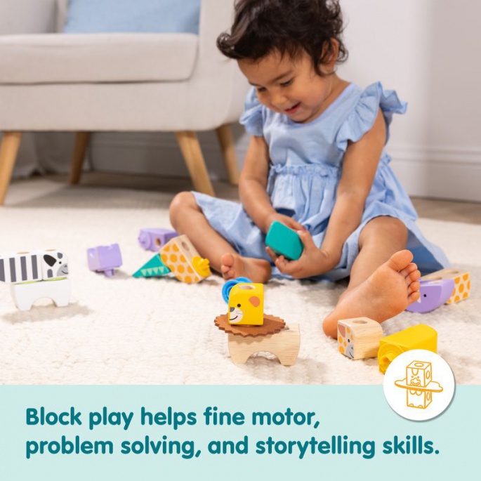 Melissa & Doug Blockables safari igralni komplet