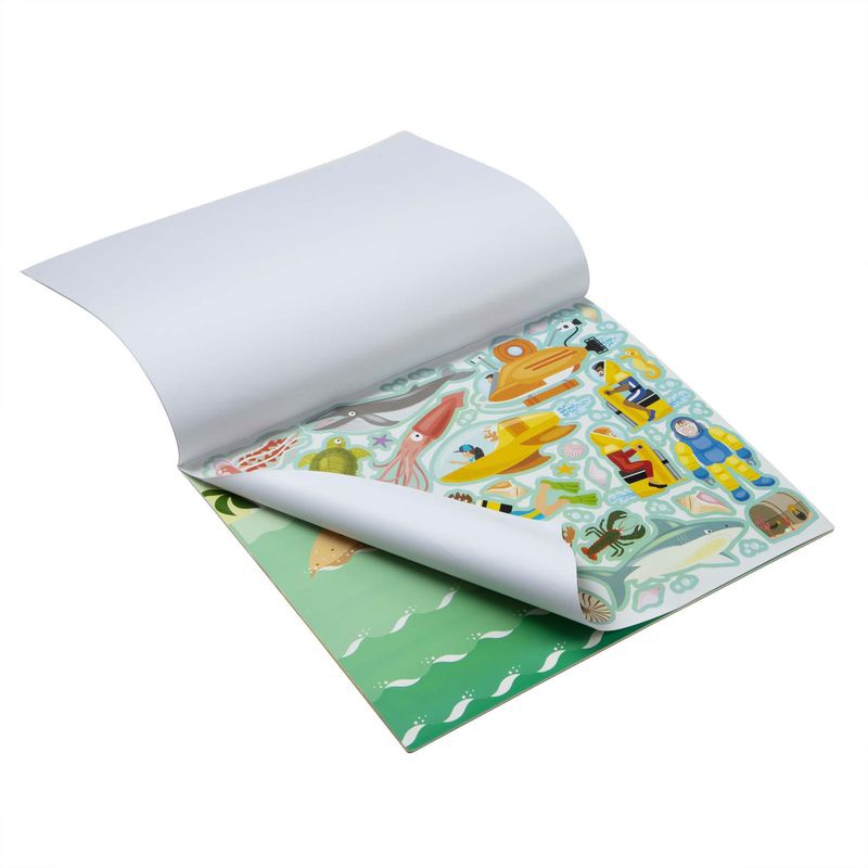 Melissa & Doug nalepke za večkratno uporabo s podlago - svet živali