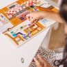 Melissa & Doug nalepke z večkratno uporabo s podlago - hiša