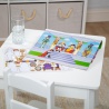 Melissa & Doug nalepke, ki jih je mogoče večkrat uporabiti s podlogo - grad