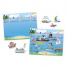 Melissa & Doug nalepke za večkratno uporabo s podlogo - prevozna sredstva