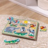 Melissa & Doug lesena sestavljanka zvočni efekti živali iz ZOO