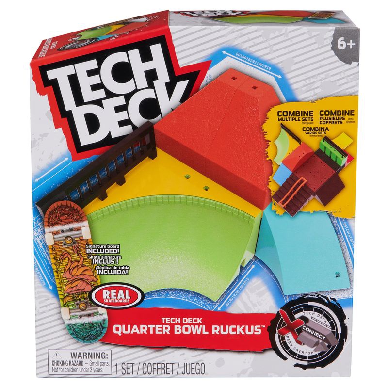Tech Deck Xconnect skatepark Mafia Quarter Bowl Ruckus Real