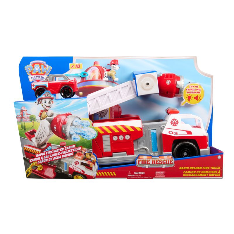 Ugoden set: Paw Patrol Fire Rescue veliko interaktivno gasilsko vozilo + vozilo Zuma