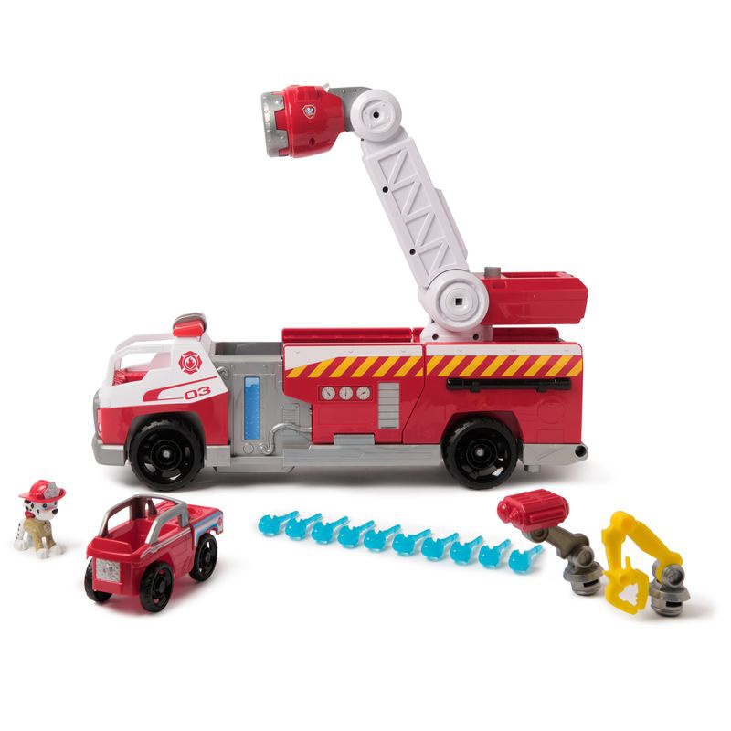 Ugoden set: Paw Patrol Fire Rescue veliko interaktivno gasilsko vozilo + vozilo Zuma