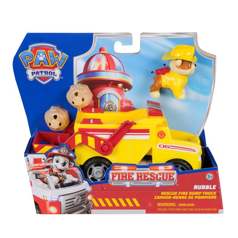 Ugoden set: Paw Patrol Fire Rescue vozilo Rubble + Fire Rescue vozilo Zuma