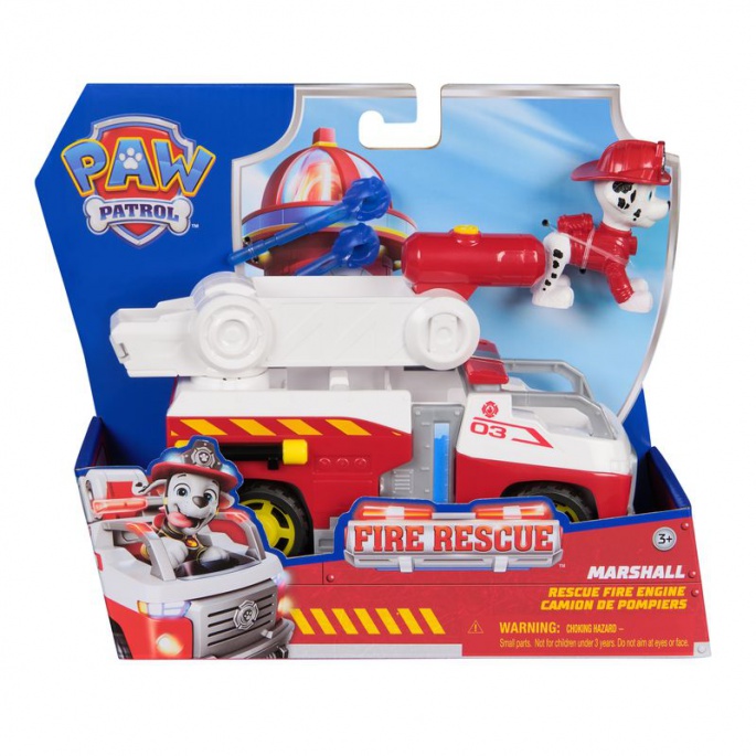 Ugoden komplet: Paw Patrol Fire Rescue vozilo Marshall + Fire Rescue vozilo Zuma