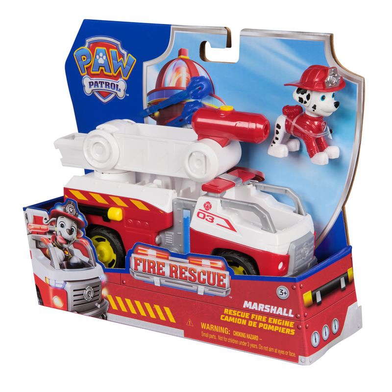 Ugodni komplet: Paw Patrol Fire Rescue vozilo Rubble + Marshall + Rocky + Zuma