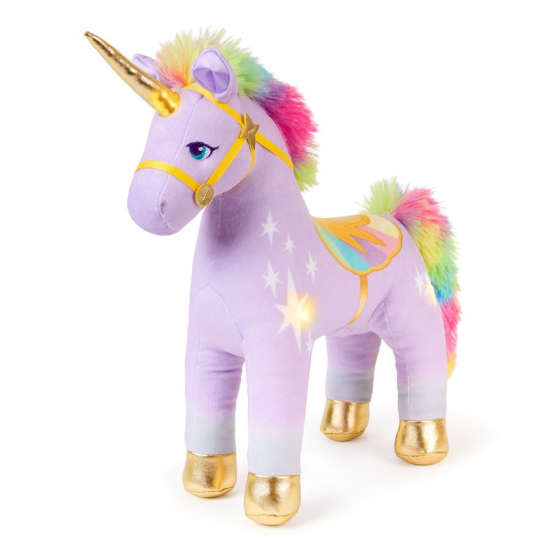 Ugodna ponudba: Unicorn Academy plišasti Wildstar z zvoki 38 cm + ogrlica s prstanom